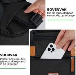 Brisby 4 Laags Geïsoleerde Koeltas - Boodschappentas 21 Liter - Zwart -Kampeeruitrusting 1200x1182 23