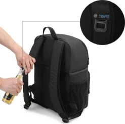 Koeltas Rugzak (28L) - Geschikt Voor 16 Blikjes - Lunchtas Voor Dames En Heren - Zwart -Kampeeruitrusting 1200x1190 17