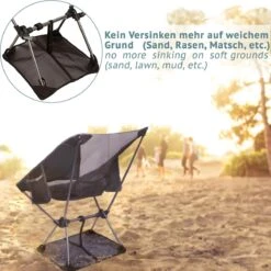 Smartpeas Camping Stoel Van Stevig 600D Polyester En Aluminium - Lichtgewicht En Opvouwbaar - Camping Gadget Inclusief Zijzakken +Plus: Strandmat & Draagtas -Kampeeruitrusting 1200x1198 11