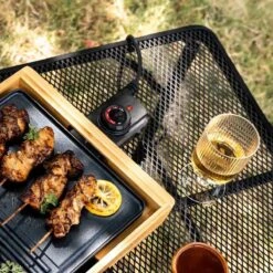 Travellife Greccio Outdoor Tafel Mesh Black 90 X 60 -Kampeeruitrusting 1200x1200 1000