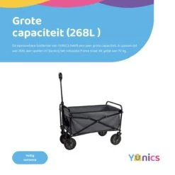 YUNICS® Bolderkar Opvouwbaar - Bolderwagen Met Stevig Harmonicaframe - Draaibare Wielen - 70KG Draagkracht - Groen 5 YUNICS® Bolderkar Opvouwbaar - Bolderwagen Met Stevig Harmonicaframe - Draaibare Wielen - 70KG Draagkracht - Groen -Kampeeruitrusting 1200x1200 1011