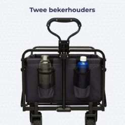 LifeGoods Bolderkar - Opvouwbaar - Draaibare Wielen - 2 Standen - 70KG Draagkracht - Zwart -Kampeeruitrusting 1200x1200 1104
