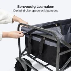 LifeGoods Bolderkar - Opvouwbaar - Tot 80KG - 94L - Wasbaar Polyester - 98x45cm - Zwart/Grijs 18 LifeGoods Bolderkar - Opvouwbaar - Tot 80KG - 94L - Wasbaar Polyester - 98x45cm - Zwart/Grijs -Kampeeruitrusting 1200x1200 1114