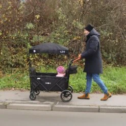 FableKids LEO X4Lite Opvouwbare Handkar Met Dak Onyx Zwart 16 FableKids LEO X4Lite Opvouwbare Handkar Met Dak Onyx Zwart -Kampeeruitrusting 1200x1200 1150