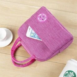 Koeltas - Lunchtas - Volwassenen En Kinderen - Compact & Handig: Zomer - Picknick -School - Lunch - Werk - Klassiek Roze -Kampeeruitrusting 1200x1200 1370