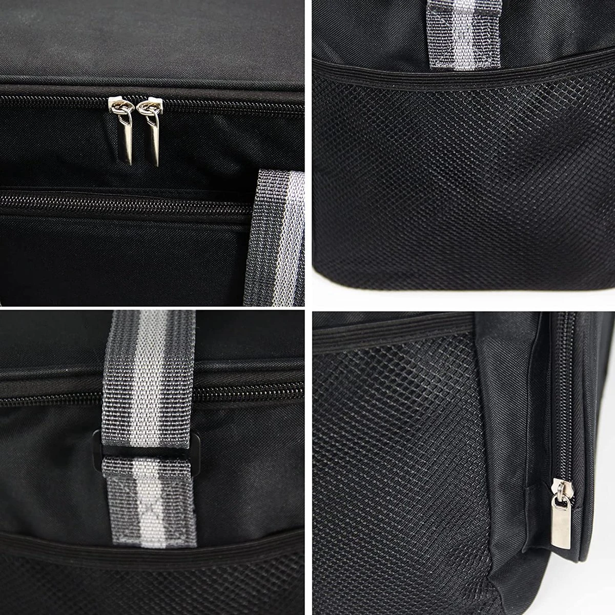 IBright Koeltas Opvouwbaar 15 Liter - 4 Laags Geïsoleerde Lunchtas - Waterdicht - Zwart 4 IBright Koeltas Opvouwbaar 15 Liter - 4 Laags Geïsoleerde Lunchtas - Waterdicht - Zwart - Afbeelding 4