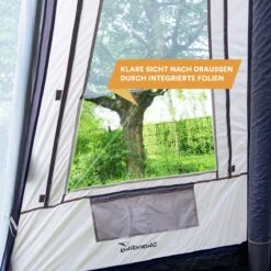 Skandika Tipi Kotona Air Opblaasbare Tent – Opblaasbare Tenten - 4 Persoons Tipi Tent – Tenten - Campingtent – Ingenaaide Tentvloer – Muggengaas – 260 Cm Stahoogte – 490 X 370 X 260 (L X B X H) – Outdoor, Camping, Tuin – Luchttent - Kamperen - Beige -Kampeeruitrusting 1200x1200 151