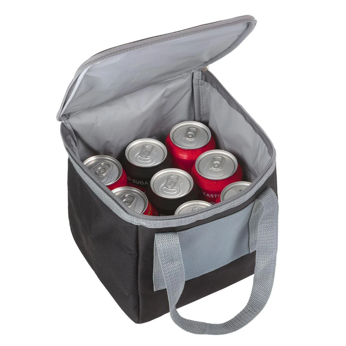 Basis Sterke Koeltas Set - 25 + 10 Liter - Lunchtas - Geïsoleerde Koeltassen - Picknicktas - Coolerbag - Zwart 3 Basis Sterke Koeltas Set - 25 + 10 Liter - Lunchtas - Geïsoleerde Koeltassen - Picknicktas - Coolerbag - Zwart - Afbeelding 3