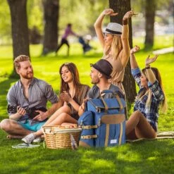 Cabinmax Koeltas - Koelrugzak - Picknick - Picknicktas Met Flessenhouder - Koelrugtas 24L - Olive Green -Kampeeruitrusting 1200x1200 1585