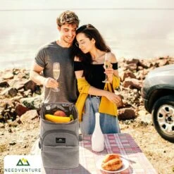 Needventure Koeltas - Lunchtas - Koelrugtas - Picknicktas - 20 Liter - Flessenhouder - Bieropener - Grijs 19 Needventure Koeltas - Lunchtas - Koelrugtas - Picknicktas - 20 Liter - Flessenhouder - Bieropener - Grijs -Kampeeruitrusting 1200x1200 1627