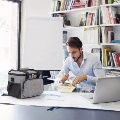 Lunchtas - Koeltas Voor Dames En Heren - Cool Bag - 4 Laags Geïsoleerde Koeltas - Kleine Cooler - Lunch Box - Lunchtas 15 Liter -Kampeeruitrusting 1200x1200 1663