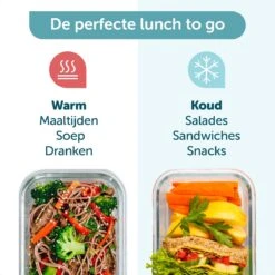 ForDig Lunchtas Zwart - Koeltas Gemaakt Van 600D Polyester Met PEVA-Voering - Ruimte Voor Lunchtrommel / Snacks / Blikjes - Koel Tas Met Mesh Opbergruimtes En Ruimte Voor Bestek - Lunch Tas Cool Bag - Coolerbag - Kleine Cooler -Kampeeruitrusting 1200x1200 1698