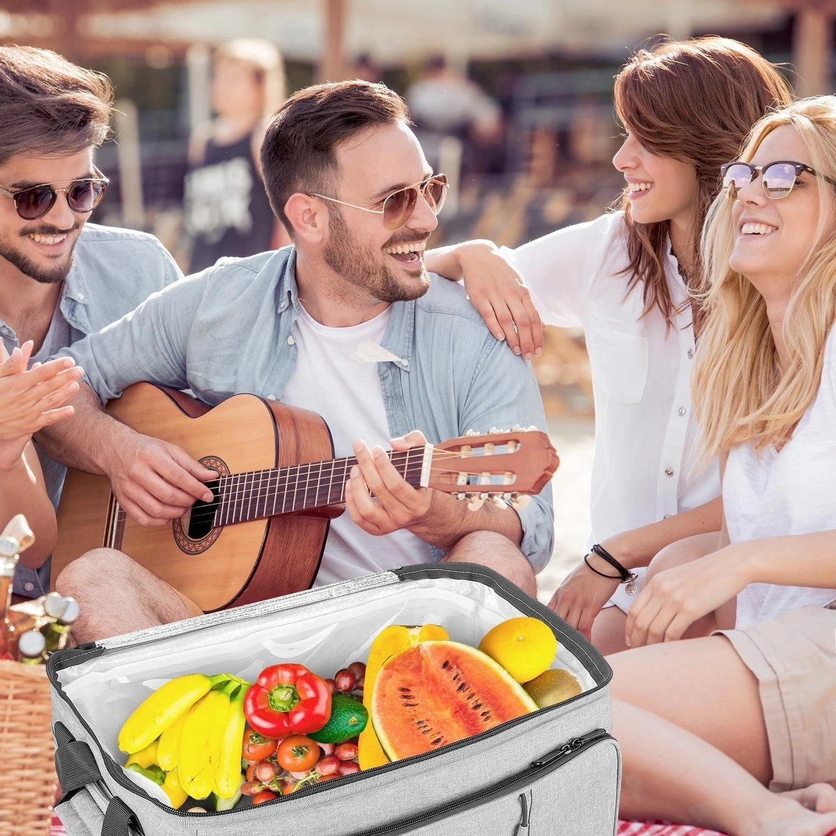 Bomoe Opvouwbare Koeltas IceBreezer KT43 - Koelbox Voor Onderweg - 43x32x28 Cm - 45 Liter - Picknicktas Perfect Voor Barbecues Of Festivals 5 Bomoe Opvouwbare Koeltas IceBreezer KT43 - Koelbox Voor Onderweg - 43x32x28 Cm - 45 Liter - Picknicktas Perfect Voor Barbecues Of Festivals - Afbeelding 5