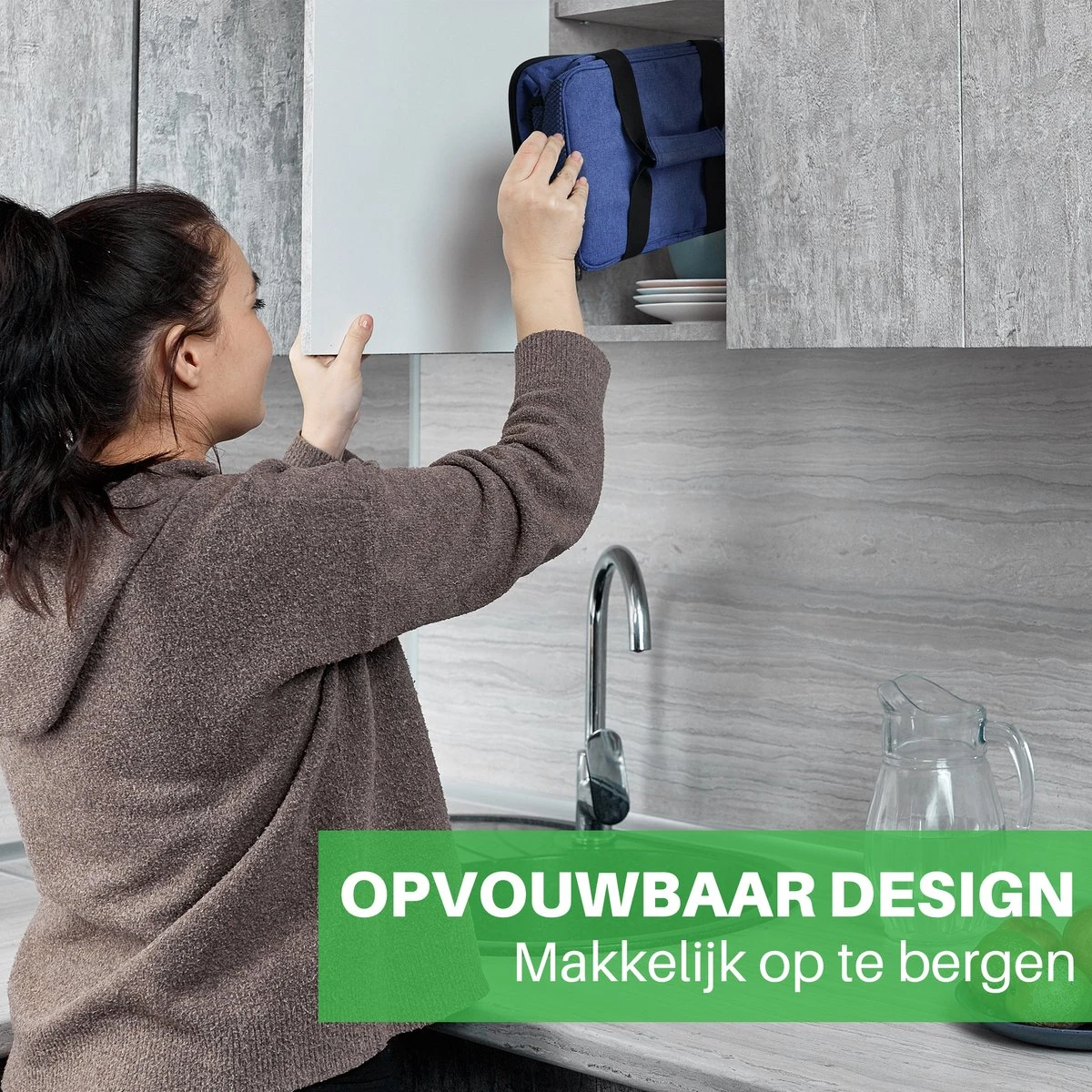 Packaway 4 Laags Geïsoleerde Koeltas - Lunchtas 15 Liter - Blauw 7 Packaway 4 Laags Geïsoleerde Koeltas - Lunchtas 15 Liter - Blauw - Afbeelding 7