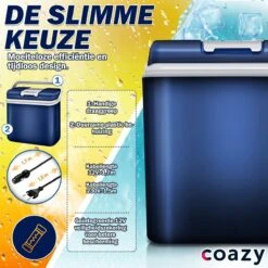 Coazy Koelbox 24L Elektrisch 12v 230 Volt - Met ECO Modus Voor Auto & Camping - Elektrische Frigobox Klein - Verkoelt En Verwarmt - Eco Modus - MiniBar - Electrische Mini Koelkast 9 Coazy Koelbox 24L Elektrisch 12v 230 Volt - Met ECO Modus Voor Auto & Camping - Elektrische Frigobox Klein - Verkoelt En Verwarmt - Eco Modus - MiniBar - Electrische Mini Koelkast -Kampeeruitrusting 1200x1200 1887