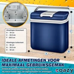 Coazy Koelbox 24L Elektrisch 12v 230 Volt - Met ECO Modus Voor Auto & Camping - Elektrische Frigobox Klein - Verkoelt En Verwarmt - Eco Modus - MiniBar - Electrische Mini Koelkast 11 Coazy Koelbox 24L Elektrisch 12v 230 Volt - Met ECO Modus Voor Auto & Camping - Elektrische Frigobox Klein - Verkoelt En Verwarmt - Eco Modus - MiniBar - Electrische Mini Koelkast -Kampeeruitrusting 1200x1200 1889