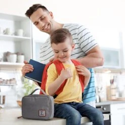 Brisby 4 Laags Geïsoleerde Koeltas - Lunchtas 1.5 Liter - Lichtgrijs -Kampeeruitrusting 1200x1200 1914