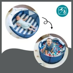 Babymoov Babyni Speelruimte & Extra Bedje Anti-UV FPS 50+ Marinière -Kampeeruitrusting 1200x1200 192
