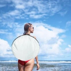 Relaxdays Strandtent Pop-up - Omkleedtent - 145x180 Cm - 2-3 Personen - Beachtent -compact - Oranje -Kampeeruitrusting 1200x1200 205