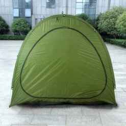 Merkloos Fietstent,Beschermhoes Fietsenschuur, Tent Voor Camping In De Open Lucht-groen 200*80*165CM -Kampeeruitrusting 1200x1200 21