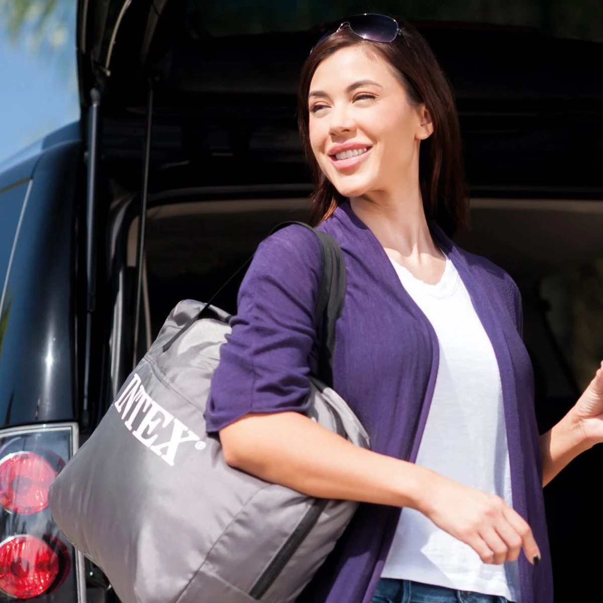 Intex Premaire II Elevated Queen Luchtbed - 2-persoons - 203x152x46 Cm 6 Intex Premaire II Elevated Queen Luchtbed - 2-persoons - 203x152x46 Cm - Afbeelding 6