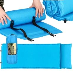Springos Slaapmat | Zelfopblazend | 186 Cm | Inclusief Hoes & Hoofdkussen | Lichtblauw 26 Springos Slaapmat | Zelfopblazend | 186 Cm | Inclusief Hoes & Hoofdkussen | Lichtblauw -Kampeeruitrusting 1200x1200 365
