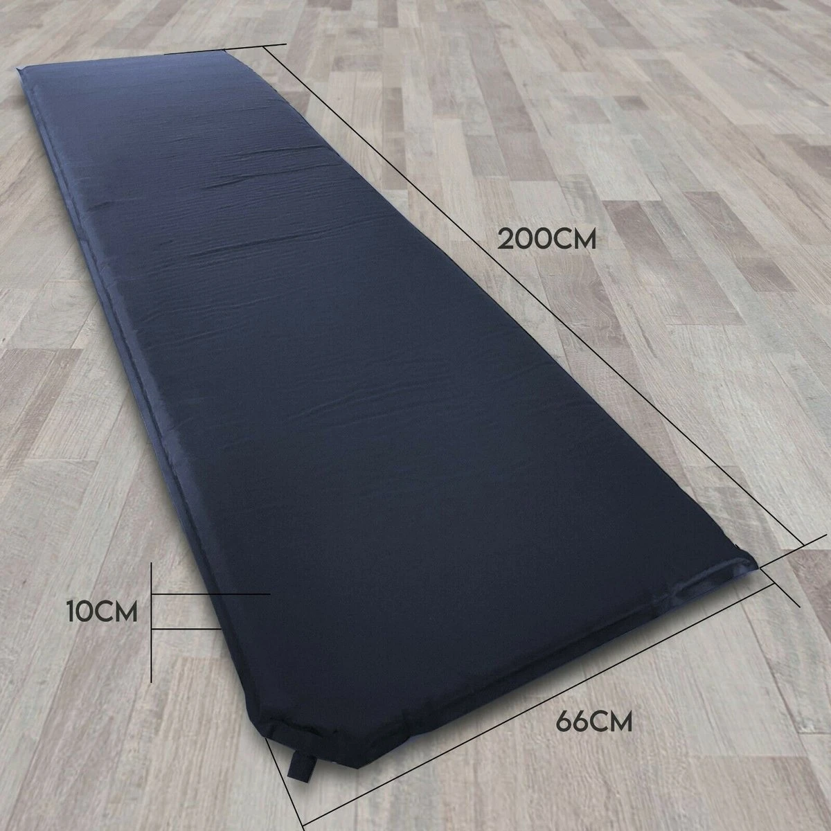 HikeMeister- Slaapmat - 200x 66 X 10 Cm - Zelfopblazend - 1 Persoons - Blauw 5 HikeMeister- Slaapmat - 200x 66 X 10 Cm - Zelfopblazend - 1 Persoons - Blauw - Afbeelding 5