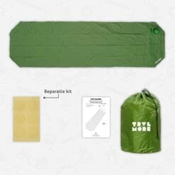 TRVLMORE Slaapmat - Zelfopblazend - 1 Persoons - Ingebouwde Pomp En Kussen - Groen -Kampeeruitrusting 1200x1200 419