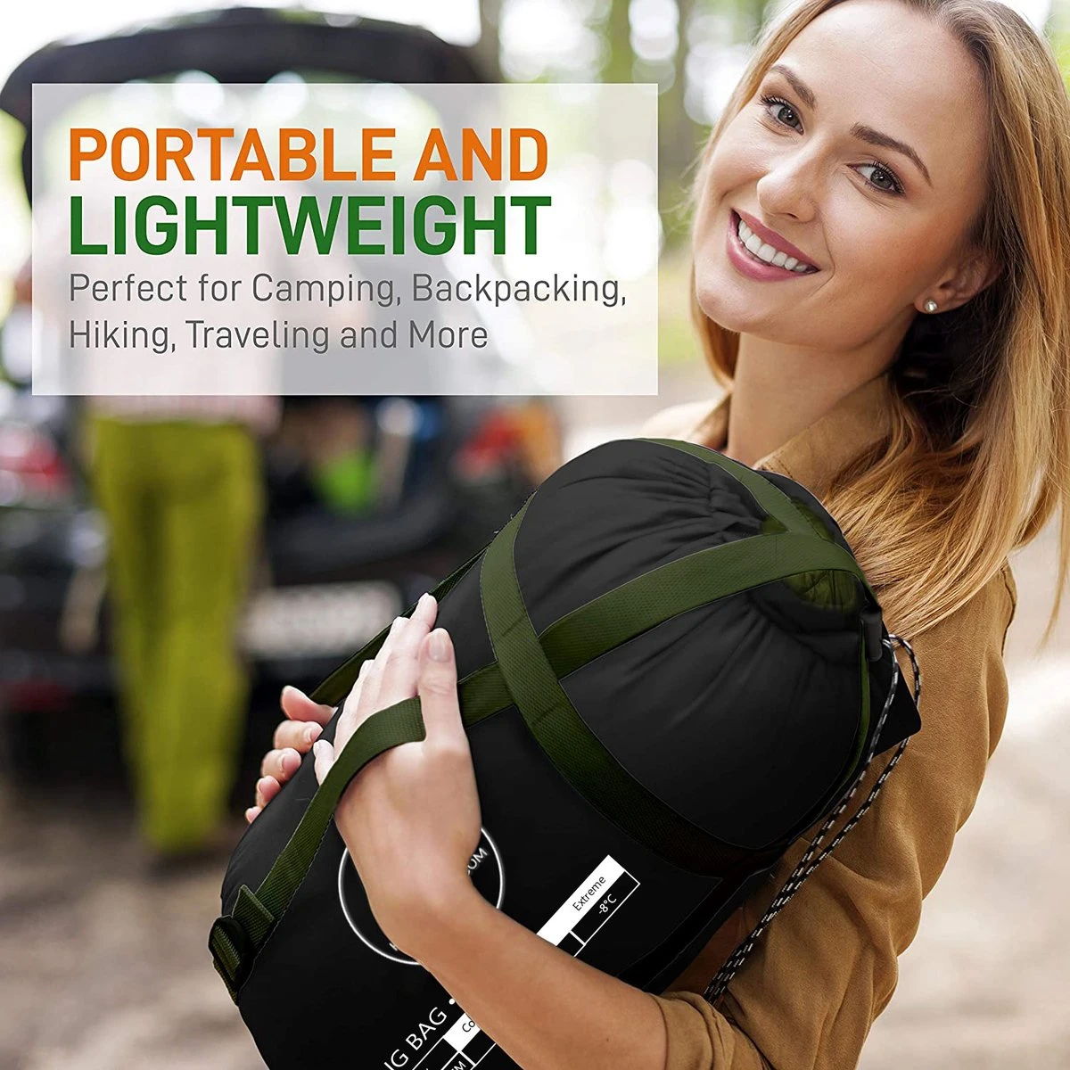 HikeMeister® Outdoor Survival Fishing Mummy Slaapzak 230 X 80 Cm -8°C 3 HikeMeister® Outdoor Survival Fishing Mummy Slaapzak 230 X 80 Cm -8°C - Afbeelding 3