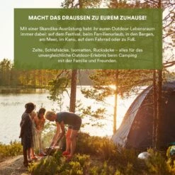 Skandika Nimbus Sleeper 12 Tent – Koepeltenten – 12 Persoons Familietent - Campingtent – Muggengaas – Sleeper Technology (3 Extra Donkere Slaapcabines) – 760 X 630 X 215 Cm (LxBxH) – 5000 Mm Waterkolom – Camping, Tuin – Kamperen – Blauw/wit -Kampeeruitrusting 1200x1200 59