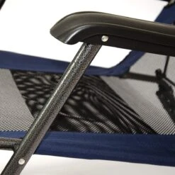 Ligstoel 155x60cm - Opvouwbaar Campingstoel Ligbed Strandstoel Tuinstoel Vouwligstoel Blauw -Kampeeruitrusting 1200x1200 870