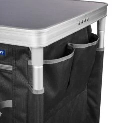 Campart Campingkeuken KI-0734 - Campingkast Groot - 4 Verstelbare Poten - Opvouwbaar En Lichtgewicht - Inclusief Opbergtas - Grijs -Kampeeruitrusting 1200x1200 925