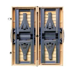 Merkloos Deuba Picknicktafel Campingtafel - Opvouwbaar Voor 4 Personen - Hout En Aluminium -Kampeeruitrusting 1200x1200 942