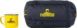 NOMAD Inca 750 - Mummy Slaapzak - 210 X 80/50 - Donkerblauw -Kampeeruitrusting 1200x447 2
