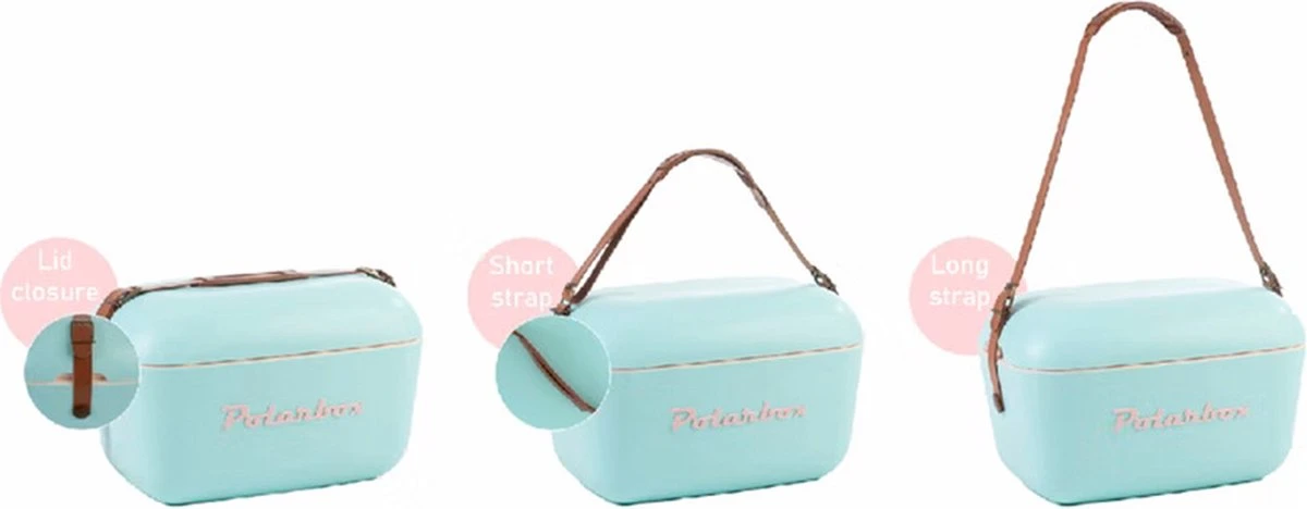 Merkloos Polarbox Koelbox Met Schouderband - Pastelgroen - 20 Liter - 45x30x(H)27cm 5 Merkloos Polarbox Koelbox Met Schouderband - Pastelgroen - 20 Liter - 45x30x(H)27cm - Afbeelding 5