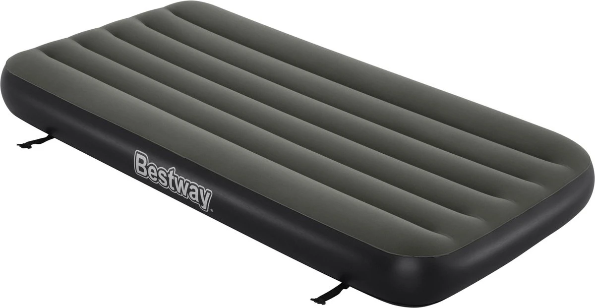 Bestway 3-in-1 Luchtbed - Connect - Zwart - 188x99cm - PVC/Polyester - Single, Double Single En Twin Opblaasbed - Tritech Materiaal - I-Beam Constructie 2 Bestway 3-in-1 Luchtbed - Connect - Zwart - 188x99cm - PVC/Polyester - Single, Double Single En Twin Opblaasbed - Tritech Materiaal - I-Beam Constructie - Afbeelding 2