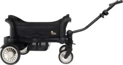 Deryan Luxe Sandy Bolderkar - Duo Buggy - Tandem Buggy - Opvouwbaar - Inklapbare Bolderwagen - Duo Kinderwagen - Zwart -Kampeeruitrusting 1200x637 7