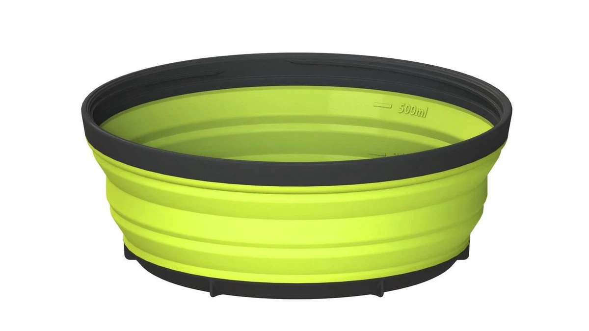 Sea To Summit X-Seal & Go Campingservies Inklapbaar - Schaal - Large - Lime 2 Sea To Summit X-Seal & Go Campingservies Inklapbaar - Schaal - Large - Lime - Afbeelding 2