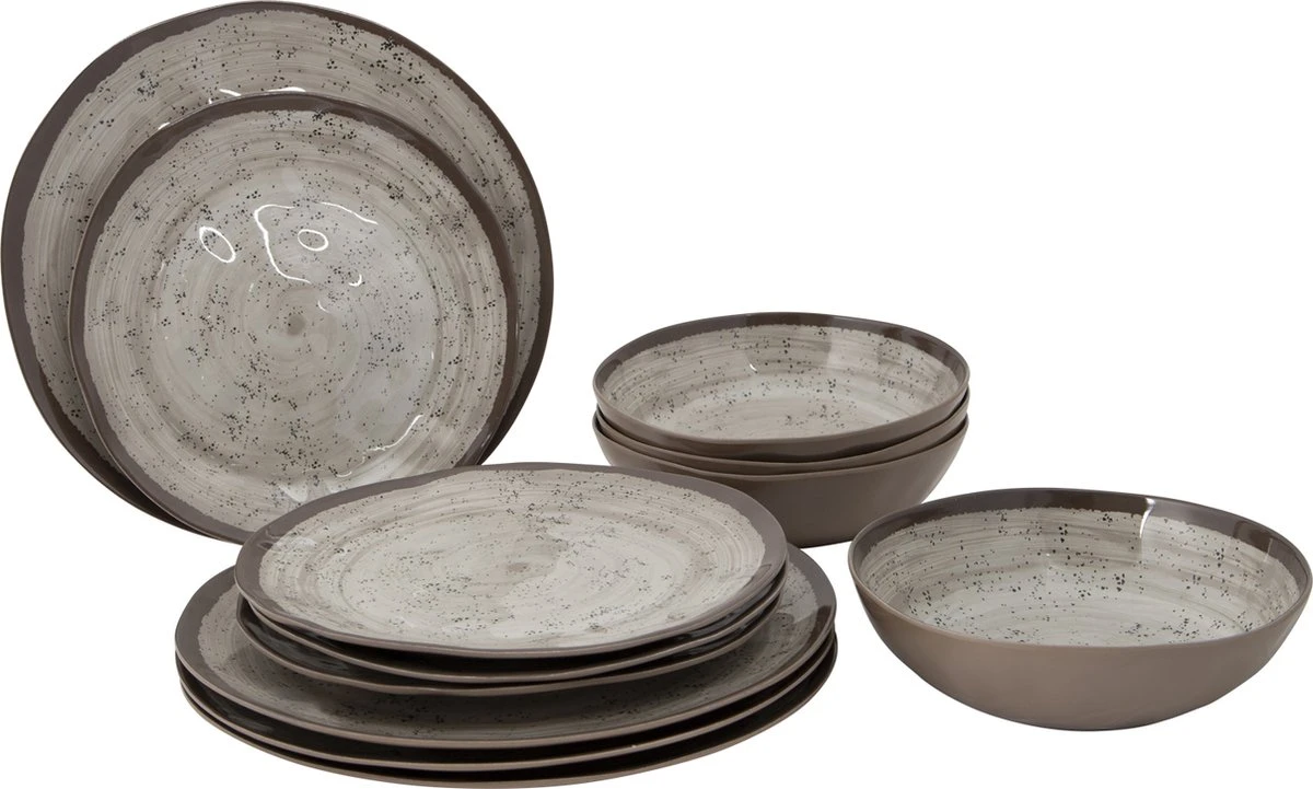 Bo-Camp Halo - Campingbord - 12-Delig - Beige 1 Bo-Camp Halo - Campingbord - 12-Delig - Beige