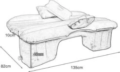Merkloos Auto Reizen Opblaasbare Matras Luchtbed Camping Universele SUV Achterbank Couch (Grijs) -Kampeeruitrusting 1200x727 3