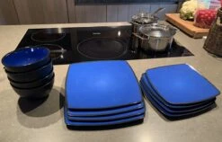 Camping Servies - 12 Delig – 100% Melamine Servies Set – Campingservies – Melamine Servies - Blue Ocean -Kampeeruitrusting 1200x766 1