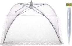 Merkloos Opvouwbaar Vliegennetje / Vliegenkapje 45 X 45 Cm - Hoogte 20 Cm -Kampeeruitrusting 1200x774 2