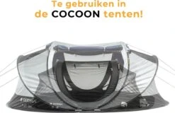 Deryan Luxe Pop-up Reisklamboe - Lichtgewicht 2 Persoons Klamboe – Geimpregneerd - Slaapcompartiment Voor Tent - Binnentent -Kampeeruitrusting 1200x779