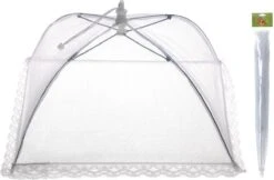 Merkloos Opvouwbaar Vliegennetje / Vliegenkapje 45 X 45 Cm - Hoogte 20 Cm -Kampeeruitrusting 1200x787 5