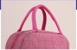 Koeltas - Lunchtas - Volwassenen En Kinderen - Compact & Handig: Zomer - Picknick -School - Lunch - Werk - Klassiek Roze -Kampeeruitrusting 1200x789 9