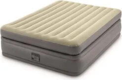 Intex Prime Comfort - Luchtbed - 2-Persoons - 152x203x51 Cm (BxLxH) - Grijs - Met Ingebouwde Motorpomp -Kampeeruitrusting 1200x792 3