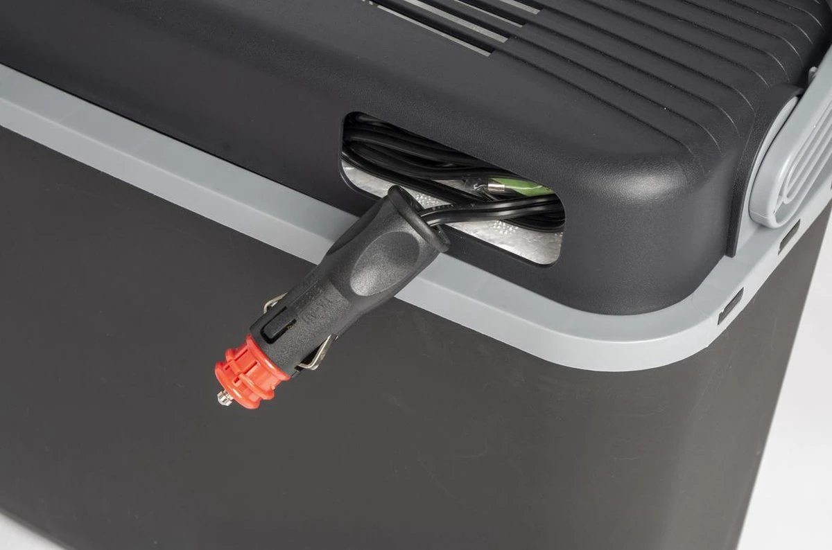 Bo-Camp Elektrische Autokoelbox Arctic - 12 Volt - 12 Liter - Zwart/Grijs 3 Bo-Camp Elektrische Autokoelbox Arctic - 12 Volt - 12 Liter - Zwart/Grijs - Afbeelding 3