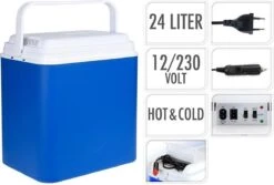 Excellent Cool Solutions - Draagbare Koelbox - Met Verwarm Functie - Blauw/wit - 24 Liter - 12V & 230V 9 Excellent Cool Solutions - Draagbare Koelbox - Met Verwarm Functie - Blauw/wit - 24 Liter - 12V & 230V -Kampeeruitrusting 1200x811 9