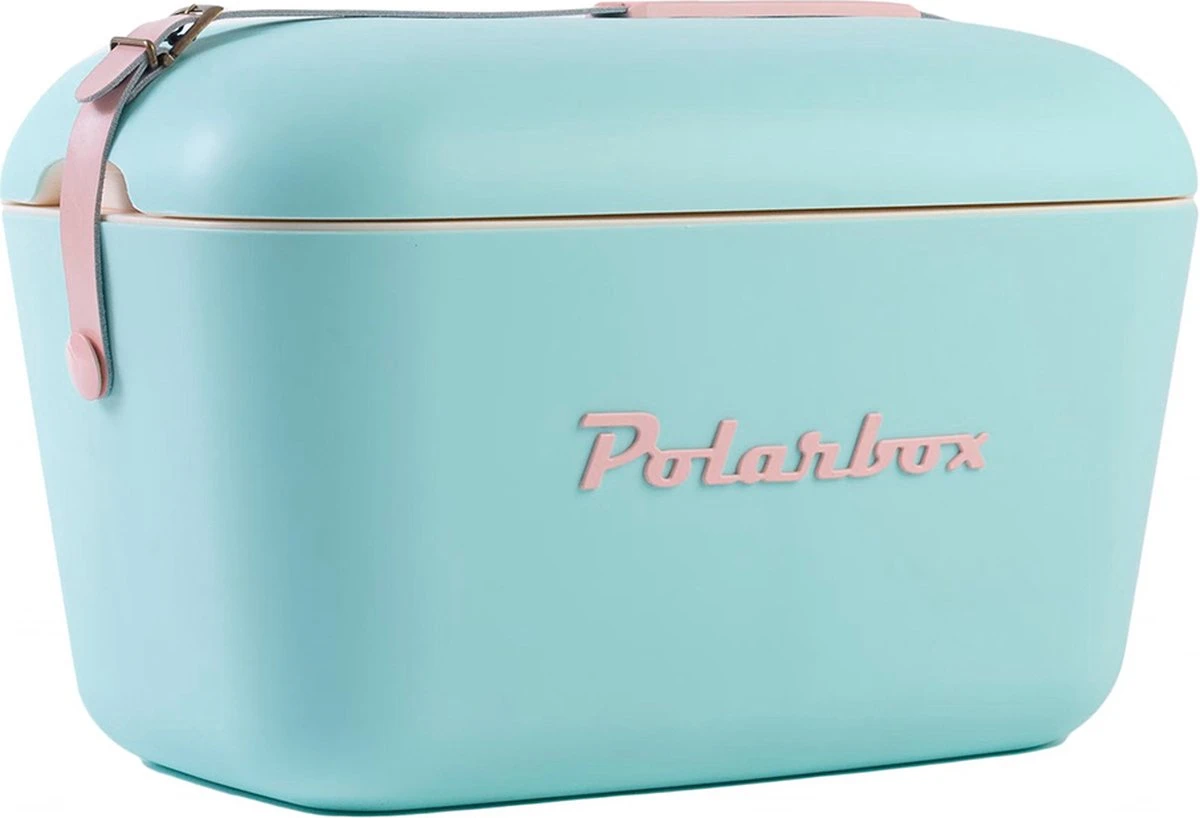 Merkloos Polarbox Koelbox Met Schouderband - Pastelgroen - 20 Liter - 45x30x(H)27cm 1 Merkloos Polarbox Koelbox Met Schouderband - Pastelgroen - 20 Liter - 45x30x(H)27cm