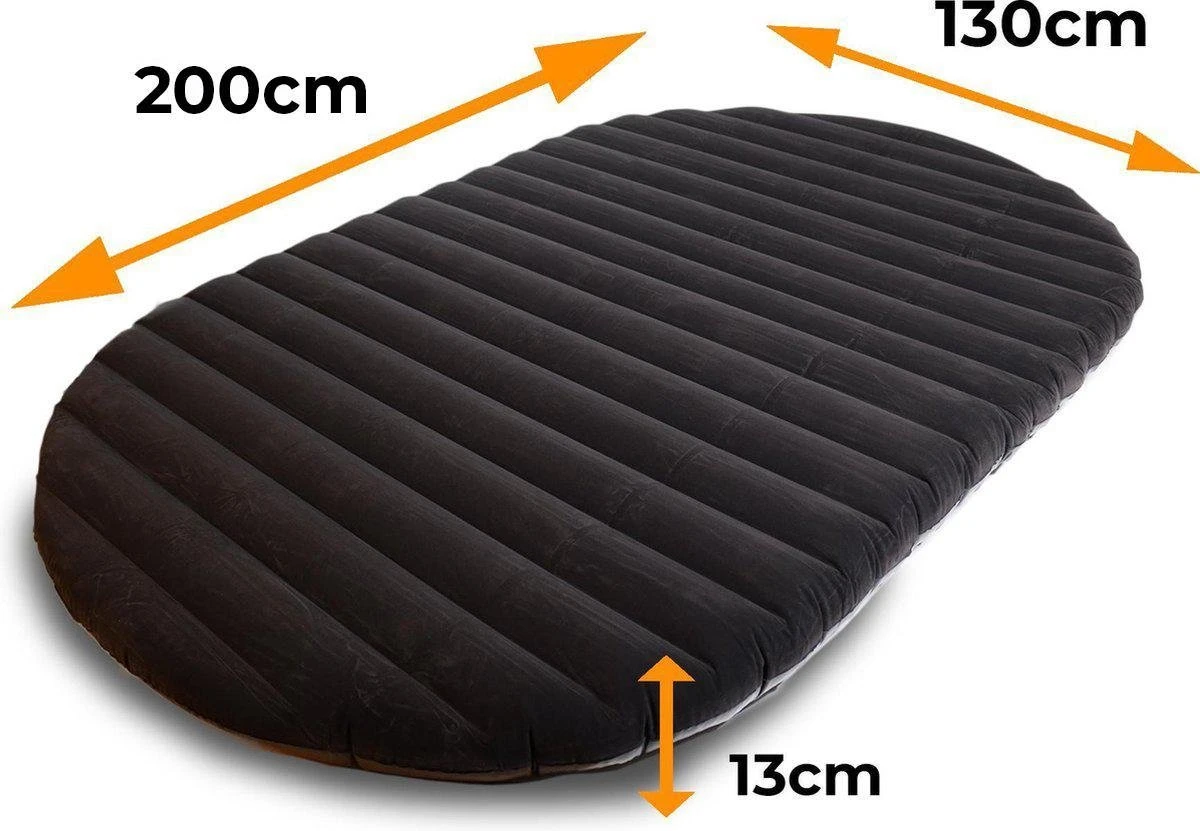 Deryan Luxe Twin Luchtbed - Tweepersoons Luchtbed Inclusief Pomp - 200 Cm X 130 X 13 Cm 6 Deryan Luxe Twin Luchtbed - Tweepersoons Luchtbed Inclusief Pomp - 200 Cm X 130 X 13 Cm - Afbeelding 6